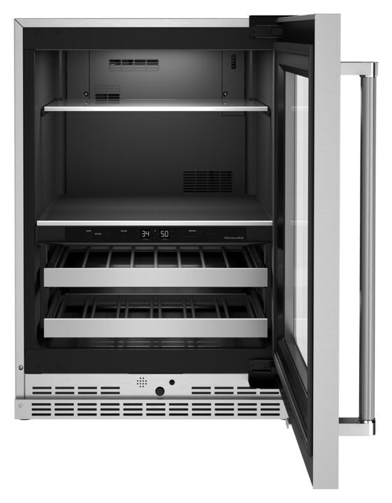 KitchenAid Stainless Steel 14-Bottle Beverage Centre (4.9 cu. ft.) - KUBR314KSS