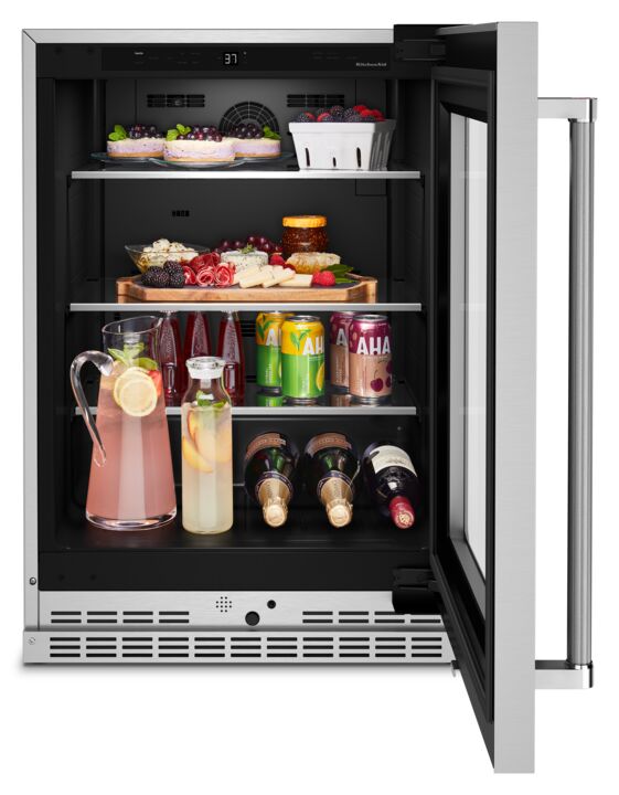 KitchenAid Stainless Steel Under-Counter Refrigerator (5.2 cu. ft.) - KURR314KSS