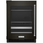 KitchenAid Fingerprint Resistant Black Stainless Steel 14-Bottle Beverage Centre (4.9 cu. ft.) - KUBL314KBS