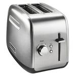 KitchenAid® Brushed Stainless Steel 2-Slice Toaster with Manual Lift Lever - KMT2115SX