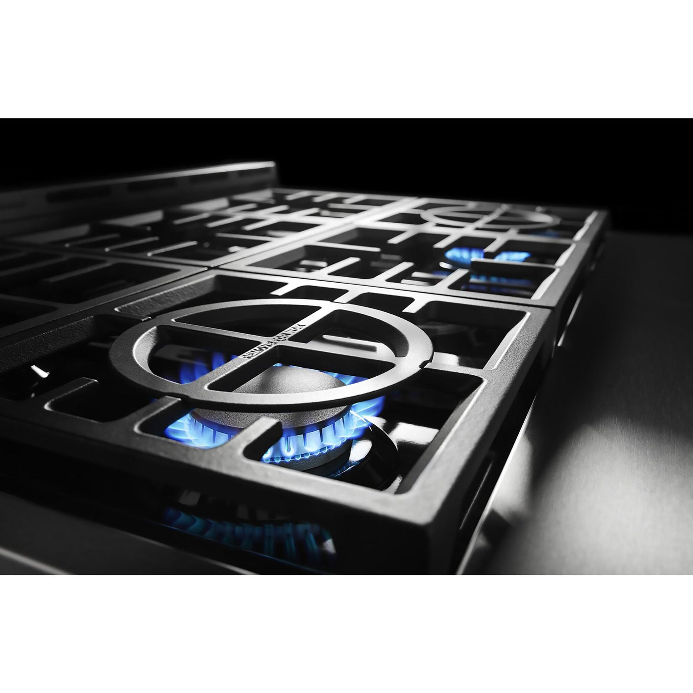 KitchenAid Imperial Black Smart Freestanding Gas Range (6.3 Cu. Ft.) - KFGC558JBK