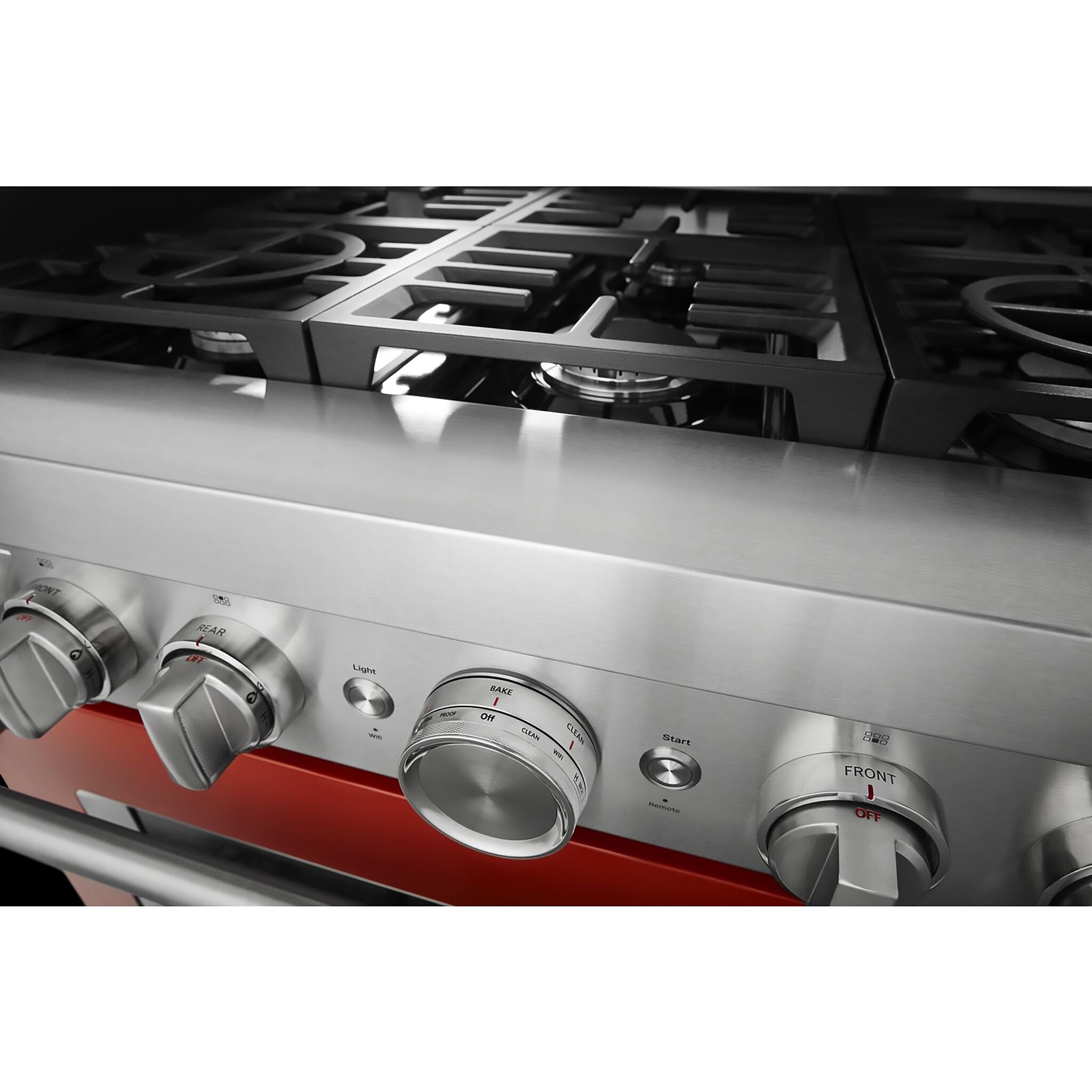 KitchenAid Scorched Orange Smart Freestanding Gas Range (5.1 Cu. Ft.) - KFGC506JSC