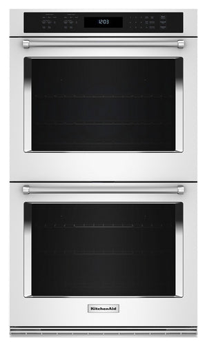 KitchenAid White 30" Double Wall Oven (10.00 Cu Ft) - KOED530PWH