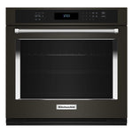 KitchenAid Black Stainless Steel with PrintShield™ Finish 30" Wall Oven (5.00 Cu Ft) - KOES530PBS