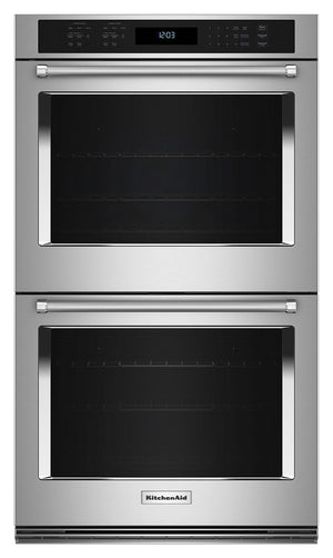 KitchenAid PrintShield Stainless 30" Double Wall Oven (10.00 Cu Ft) - KOED530PPS