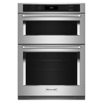 KitchenAid Stainless Steel 30" Wall Oven and Microwave Combination (5.0 Cu. Ft. / 1.4 Cu. Ft.) - KOEC530PSS