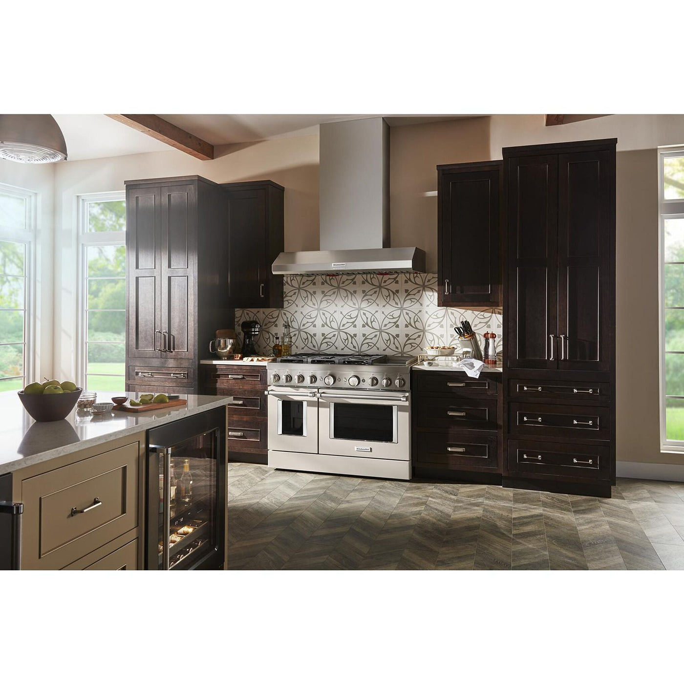 KitchenAid Matte Milkshake Smart Dual Fuel Freestanding Range (6.3 Cu. Ft.) - KFDC558JMH