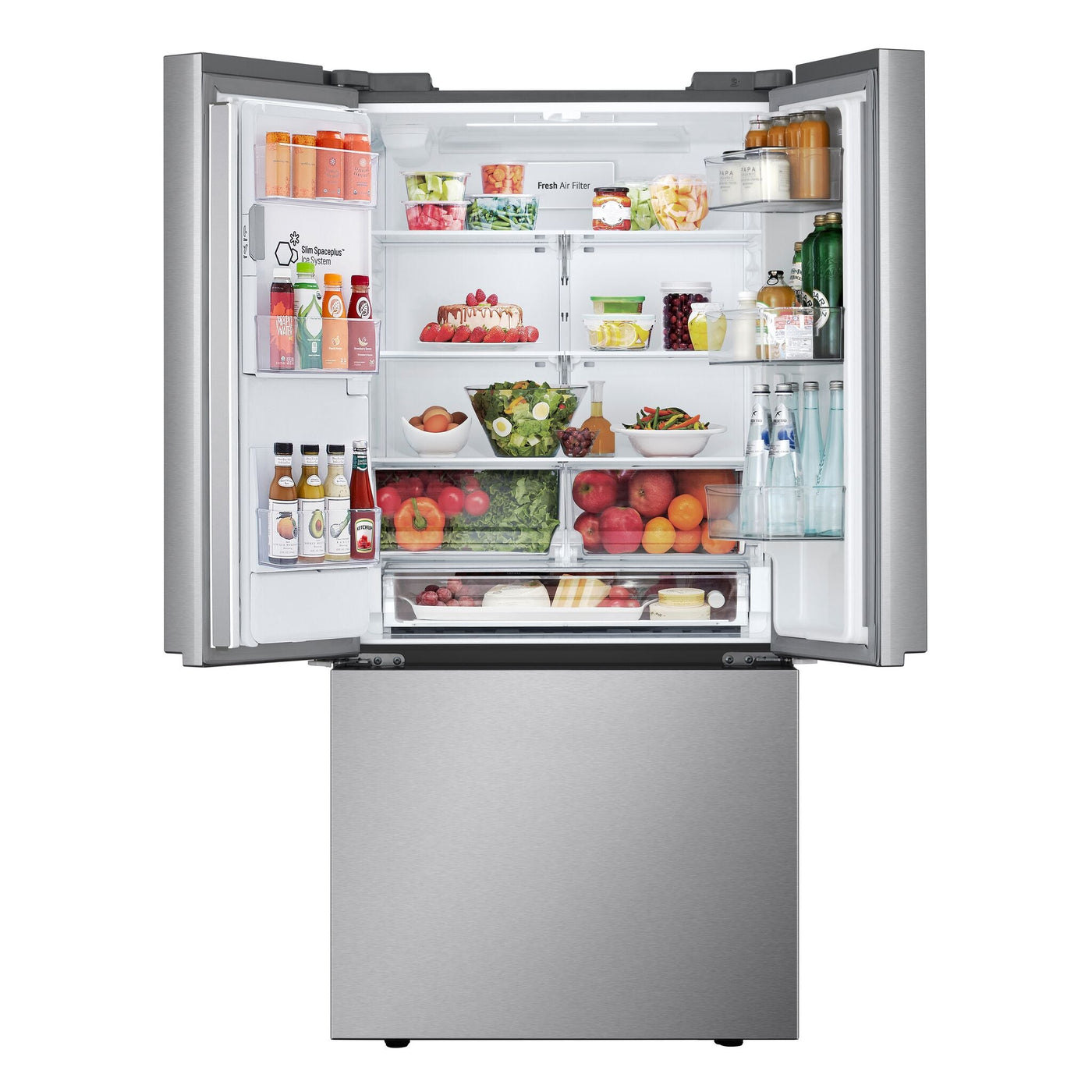 LG Smudge Proof Stainless Steel Counter-Depth MAX™ French Door Refrigerator (20 cu. ft.) - LF20C6330S