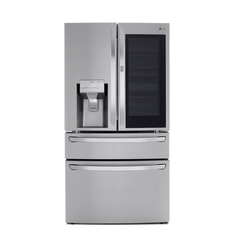 LG Smudge Proof Stainless Steel InstaView ThinQ Door-in-Door Refrigerator with Craft Ice (30 Cu.Ft) - LRMVS3006S
