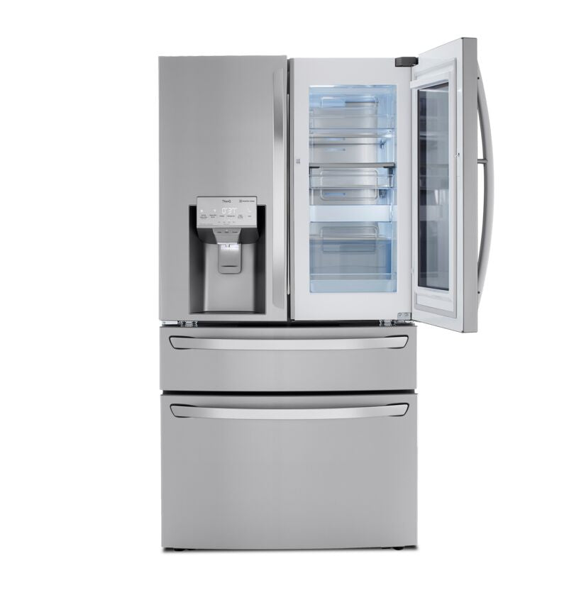 LG Smudge Proof Stainless Steel InstaView ThinQ Door-in-Door Refrigerator with Craft Ice (30 Cu.Ft) - LRMVS3006S