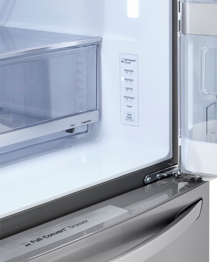 LG Smudge Proof Stainless Steel InstaView ThinQ Door-in-Door Refrigerator with Craft Ice (30 Cu.Ft) - LRMVS3006S