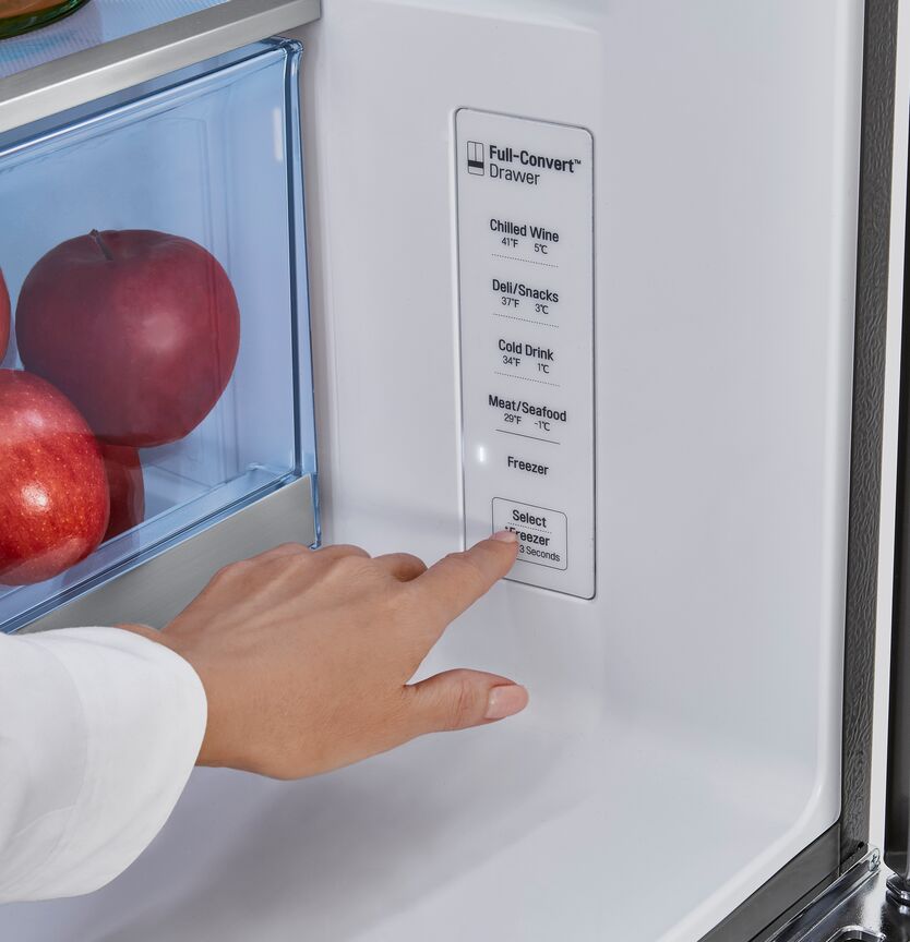 LG Smudge Proof Stainless Steel InstaView ThinQ Door-in-Door Refrigerator with Craft Ice (30 Cu.Ft) - LRMVS3006S
