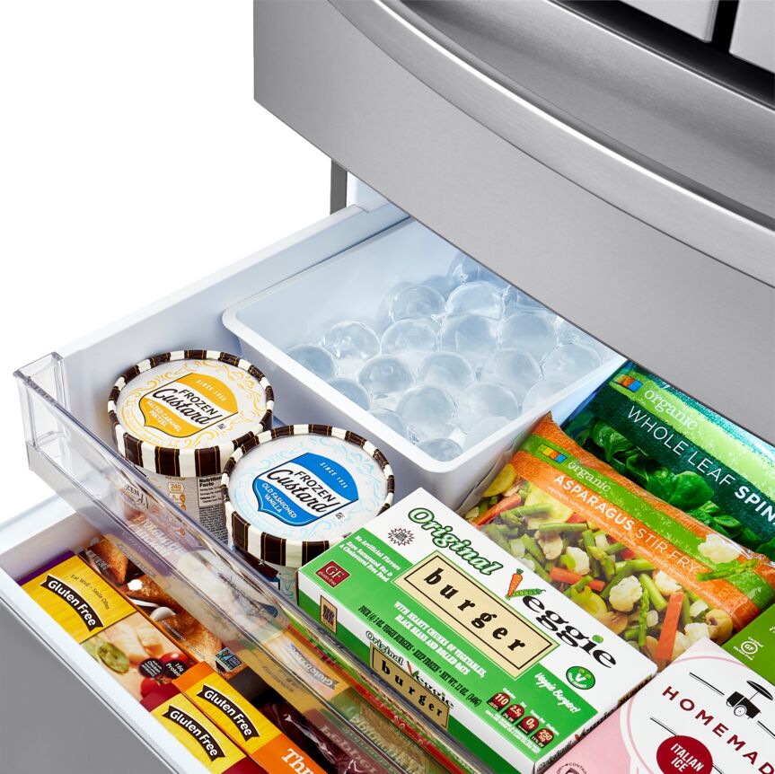 LG Smudge Proof Stainless Steel InstaView ThinQ Door-in-Door Refrigerator with Craft Ice (30 Cu.Ft) - LRMVS3006S