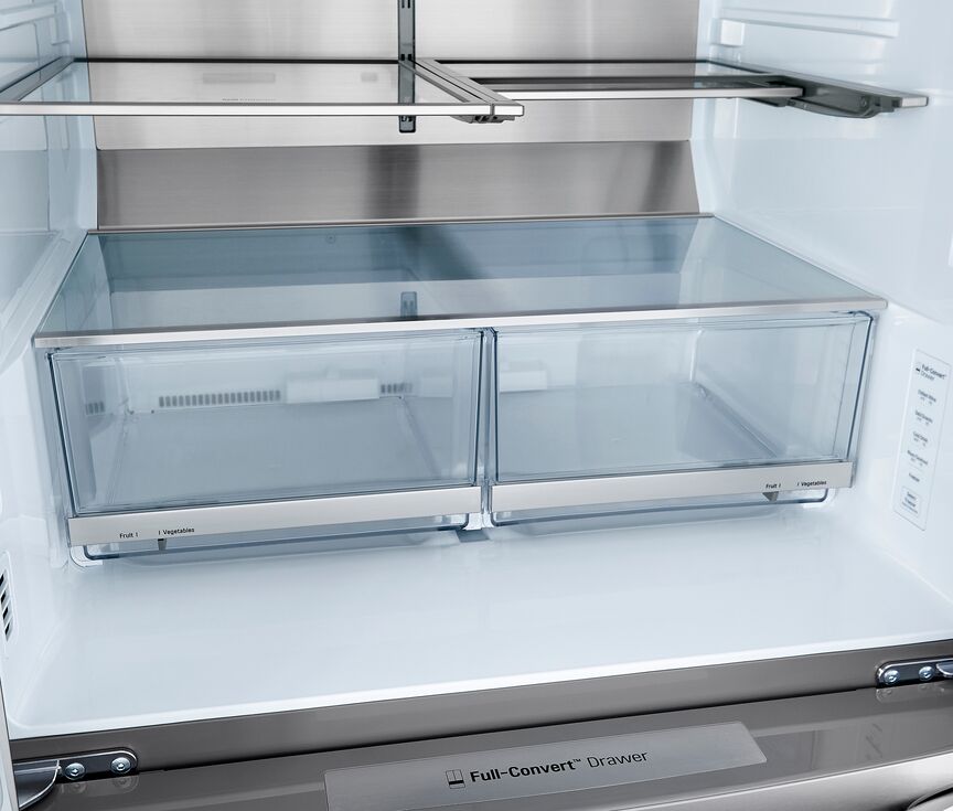 LG Smudge Proof Stainless Steel InstaView ThinQ Door-in-Door Refrigerator with Craft Ice (30 Cu.Ft) - LRMVS3006S