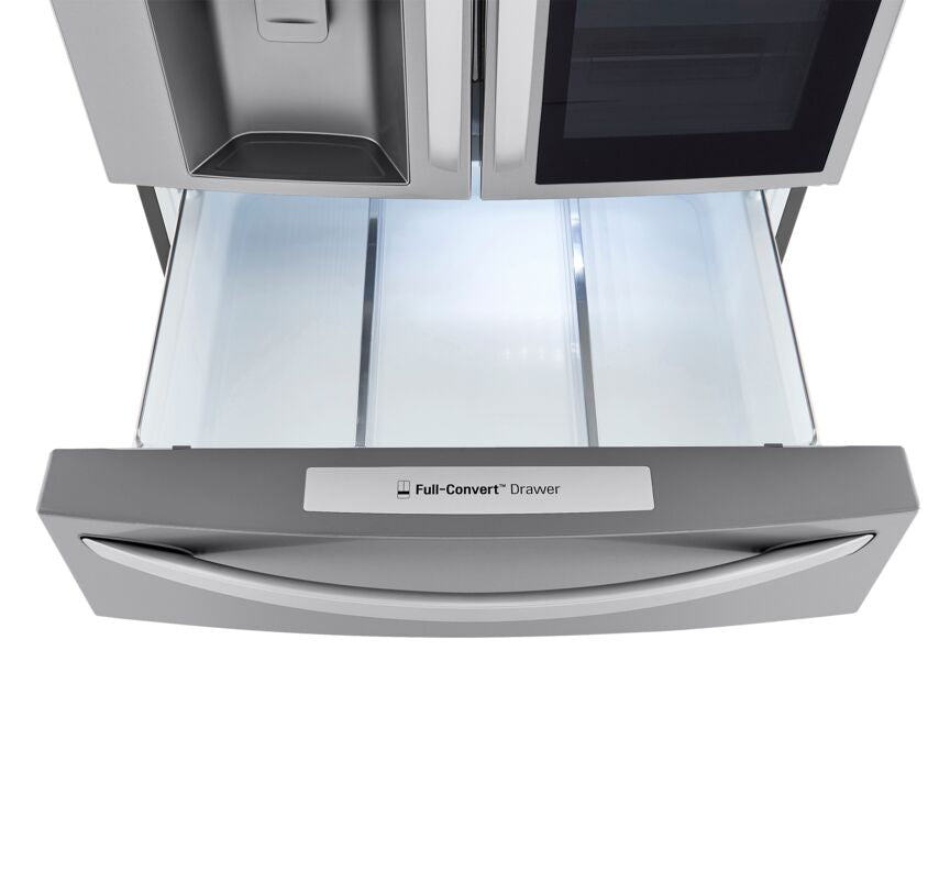 LG Smudge Proof Stainless Steel InstaView ThinQ Door-in-Door Refrigerator with Craft Ice (30 Cu.Ft) - LRMVS3006S