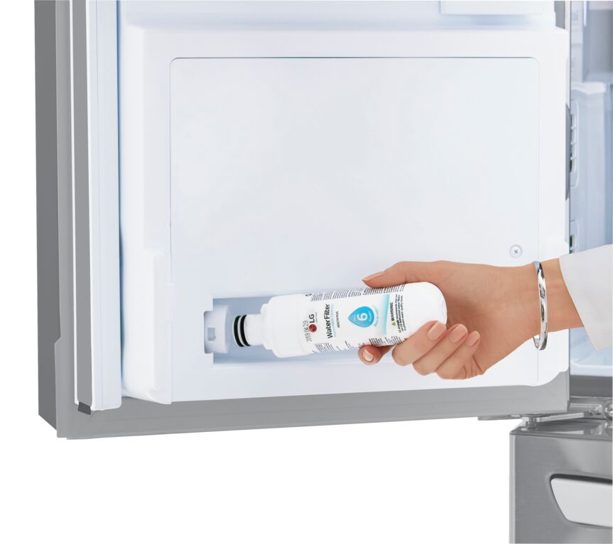 LG Smudge Proof Stainless Steel InstaView ThinQ Door-in-Door Refrigerator with Craft Ice (30 Cu.Ft) - LRMVS3006S
