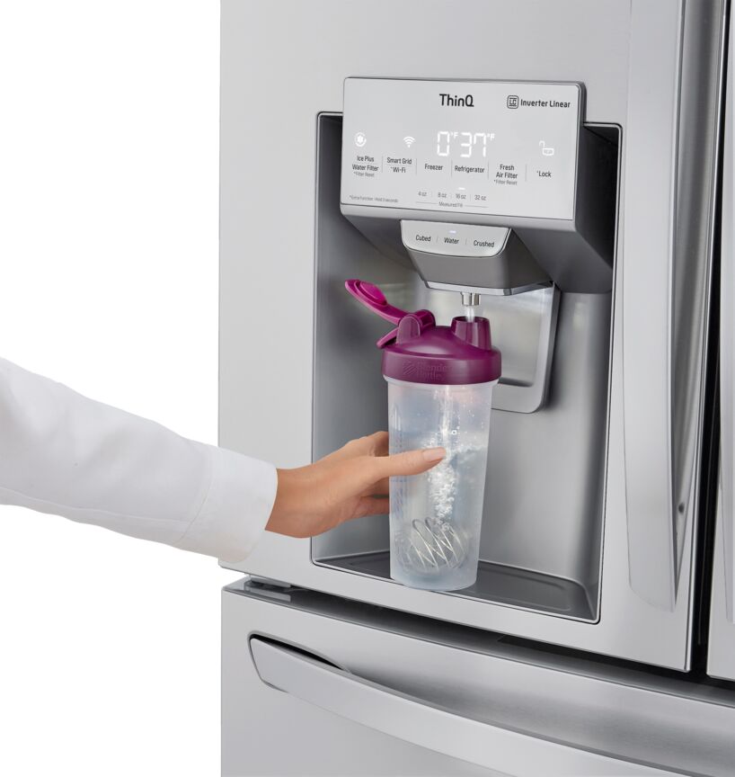 LG Smudge Proof Stainless Steel InstaView ThinQ Door-in-Door Refrigerator with Craft Ice (30 Cu.Ft) - LRMVS3006S