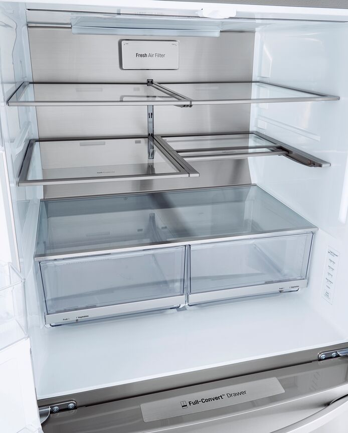 LG Smudge Proof Stainless Steel InstaView ThinQ Door-in-Door Refrigerator with Craft Ice (30 Cu.Ft) - LRMVS3006S