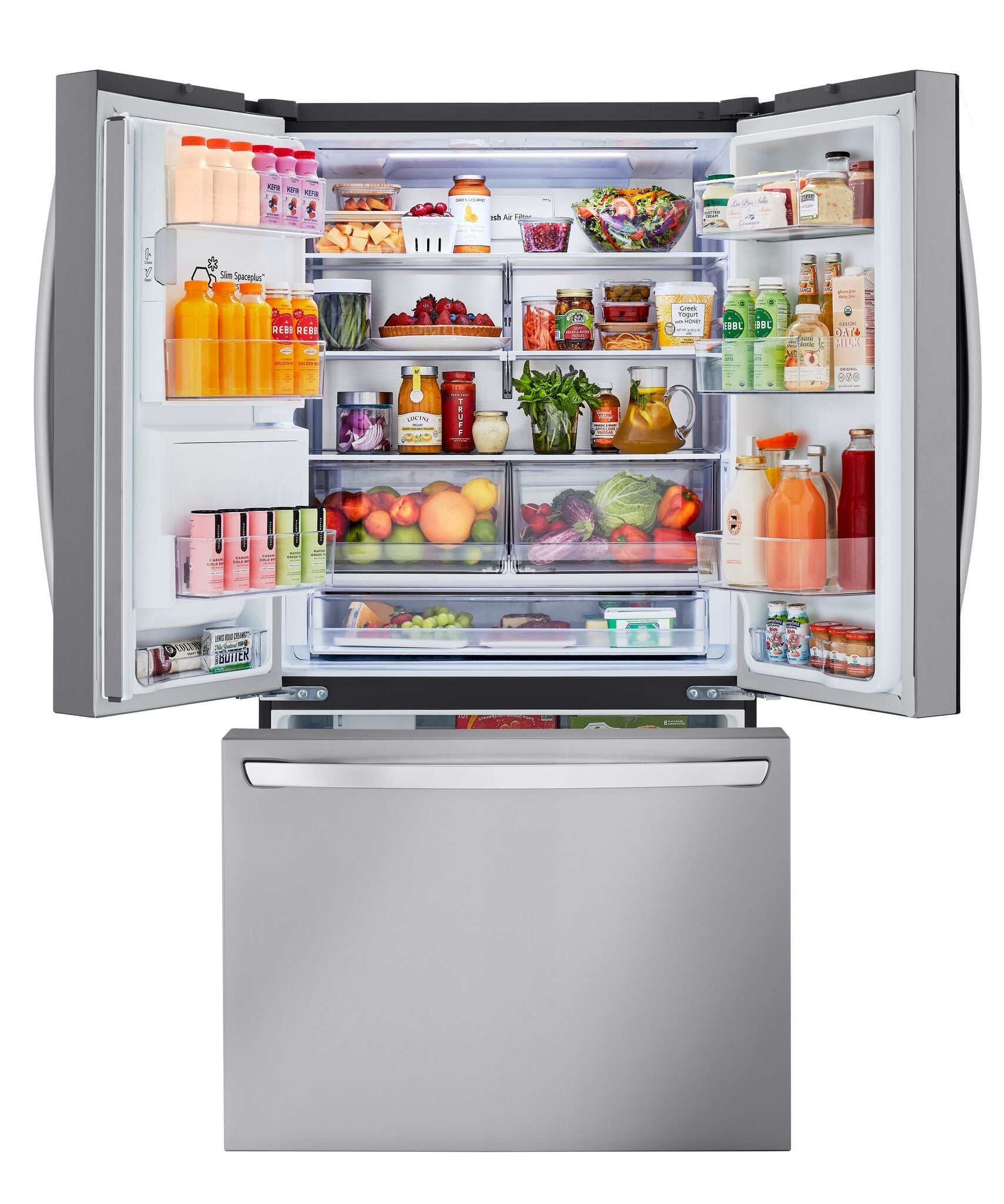 LG Smudge Proof Stainless Steel Smart French Door Refrigerator with Dual Ice (31 Cu. Ft) - LRFXS3106S