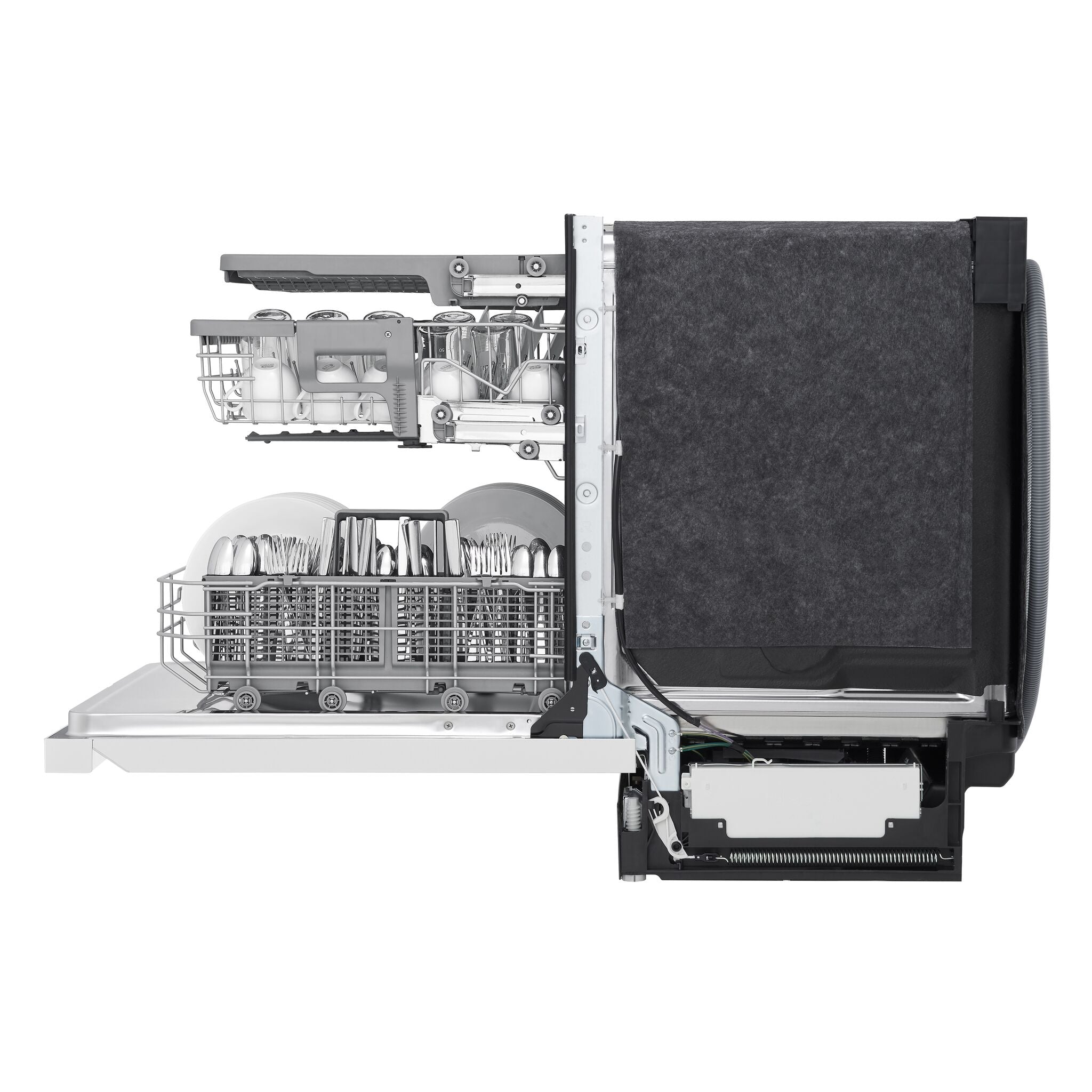 LG White Dishwasher with QuadWash™ - LDPN4542W