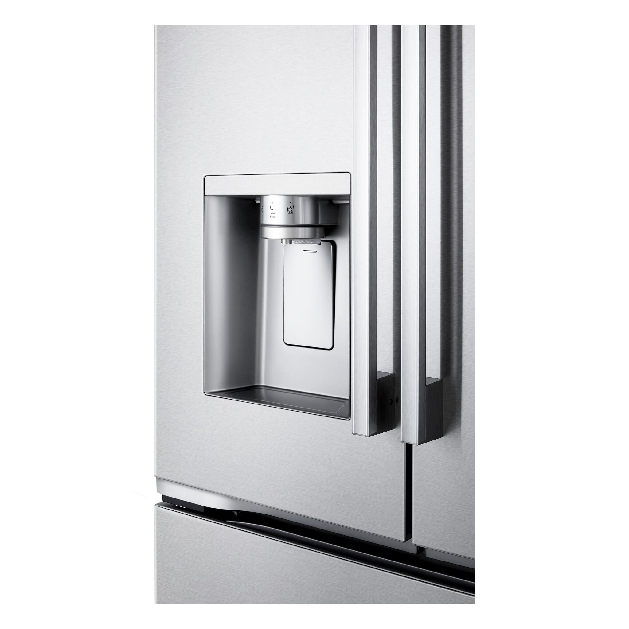 LG Smudge Resistant Stainless Steel Counter-Depth MAX™ with Zero Clearance™ French Door Refrigerator (24 Cu.Ft) - LF24Z6530S