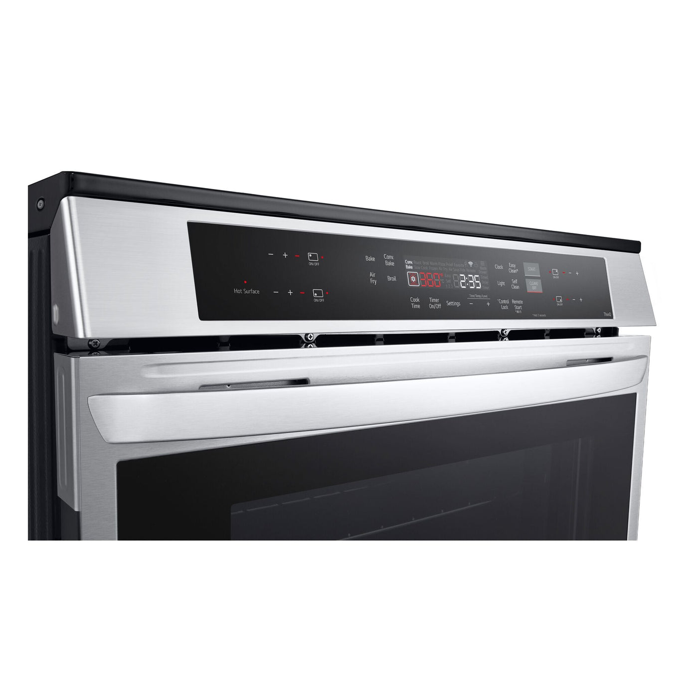 LG Smudgeproof Stainless Steel Smart Induction Slide-in Range with True Convection and Air Fry (6.3 Cu.Ft) - LSIL6332FE