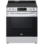 LG Smudge Resistant Stainless Steel Smart Wi-Fi Enabled Fan Convection Electric Slide-in Range with Air Fry & EasyClean® (6.3 cu. ft.) - LSEL6333F