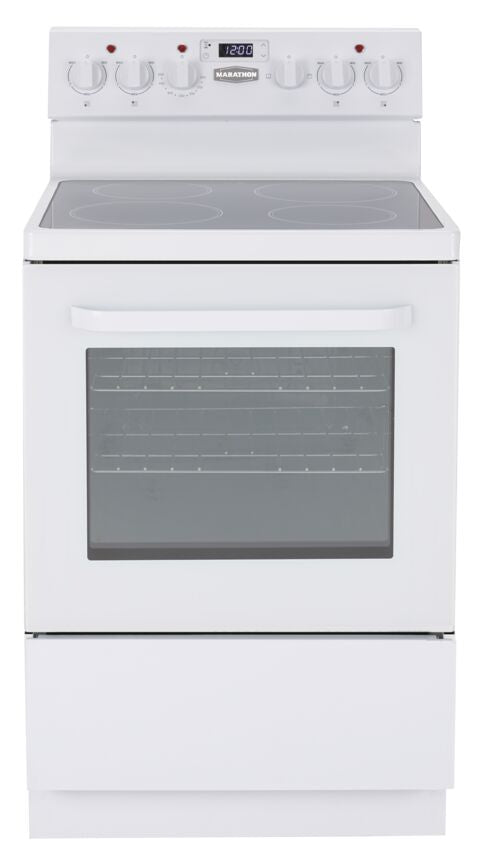 Marathon White Schott Ceran® Smooth top Electric Range (2.7 cu.ft.) - MER245W-1