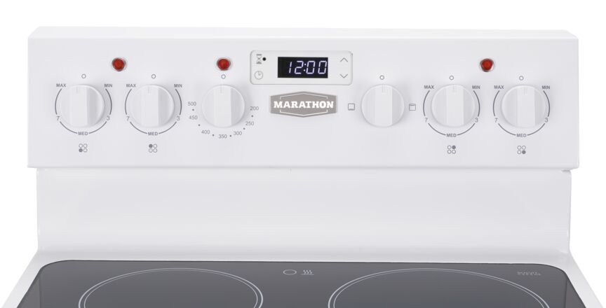 Marathon White Schott Ceran® Smooth top Electric Range (2.7 cu.ft.) - MER245W-1