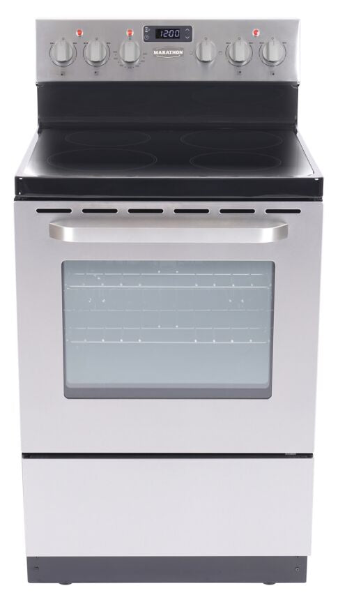 Marathon Stainless Steel Schott Ceran® Smooth top Electric Range (2.7 cu.ft.) - MER245SS