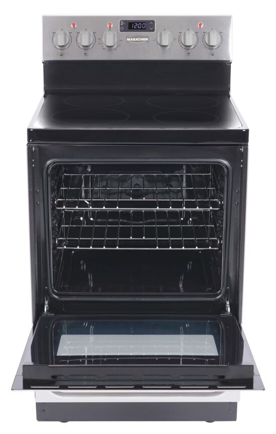 Marathon Stainless Steel Schott Ceran® Smooth top Electric Range (2.7 cu.ft.) - MER245SS