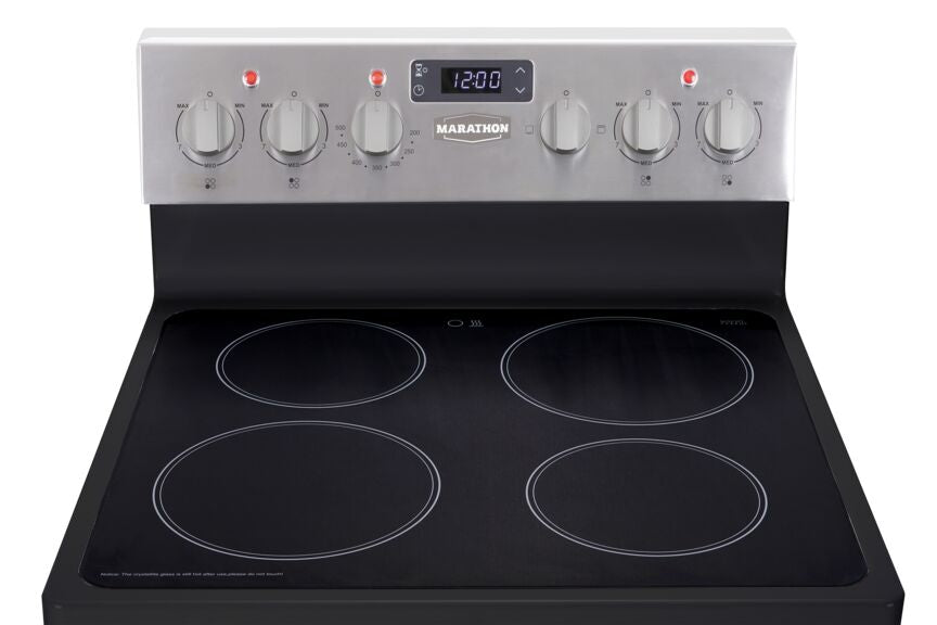 Marathon Stainless Steel Schott Ceran® Smooth top Electric Range (2.7 cu.ft.) - MER245SS