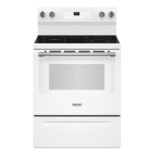 Maytag White Electric Freestanding Range (5.3 Cu.Ft.) - YMFES6030RW
