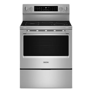 Maytag Fingerprint Resistant Stainless Steel Freestanding Electric Convection Range (5.3 Cu.Ft.) - YMFES8030RZ