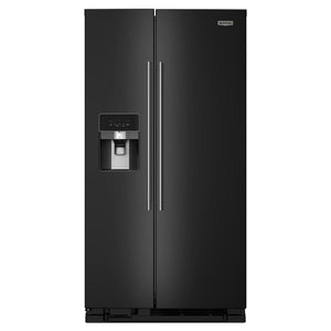 Maytag Black Side-by-Side Refrigerator (24.5 Cu.Ft.) - MRSF4036PB