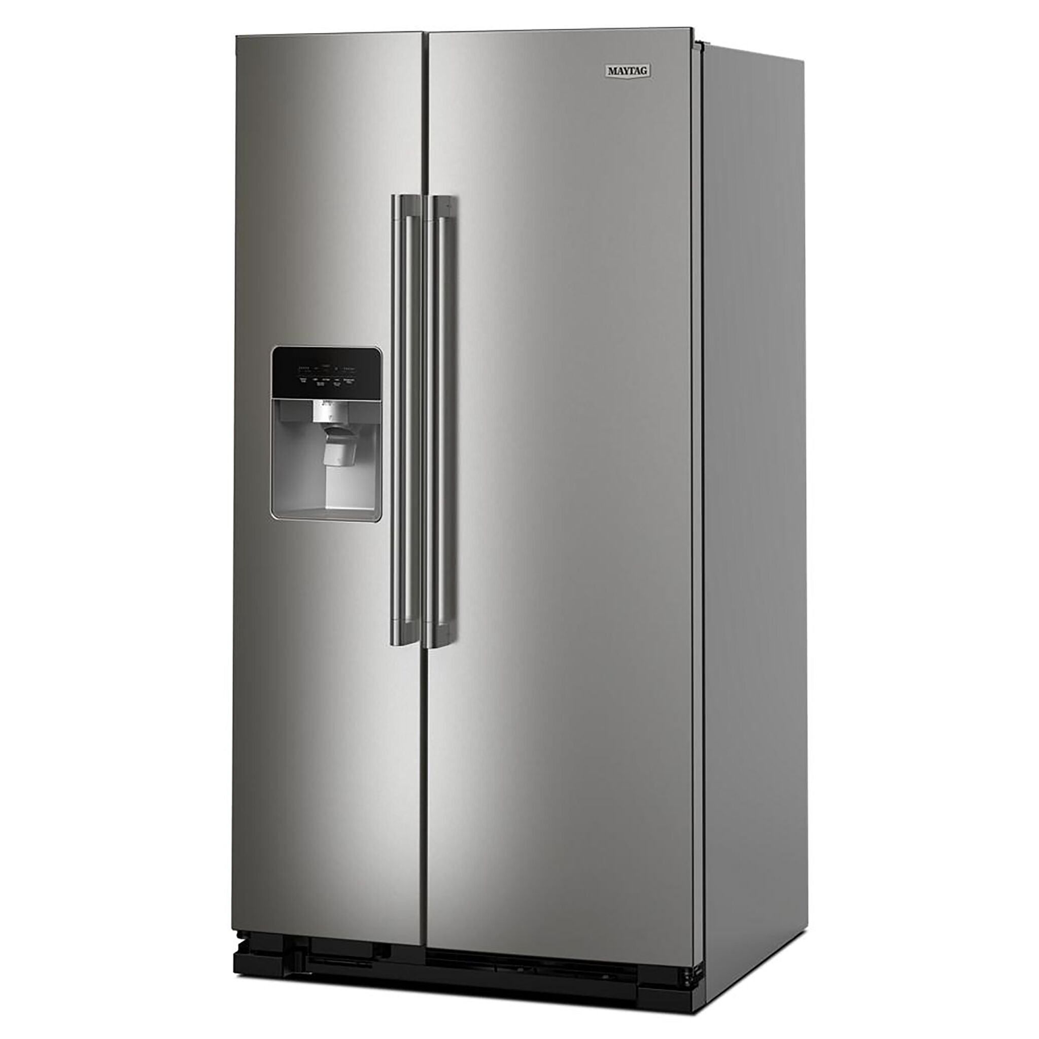Maytag Fingerprint Resistant Stainless Steel Side-by-Side Refrigerator (24.5 Cu.Ft.) - MRSF4036PZ