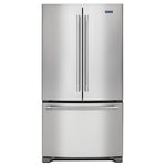 Maytag Fingerprint Resistant Stainless Steel 32.63" French Door Refrigerator (22.10 Cu Ft) - MRFF5033PZ