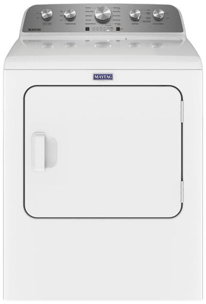 Maytag White Electric Dryer with Steam Enhanced Cycles (7.0 cu. ft.) - YMED5430MW