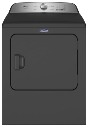 Maytag Volcano Black Electric Dryer with Pet Pro (7.0 cu. ft.) - YMED6500MBK