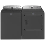 Maytag Volcano Black Top-Load Washer (5.4 cu. ft.) & Electric Dryer (7.0 cu. ft.) - MVW6500MBK/YMED6500MBK