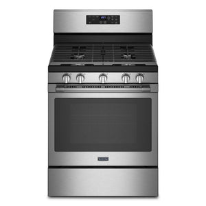 Maytag Fingerprint Resistant Stainless Steel 30" Gas Range with AirFry (5 Cu.Ft.) - MGR7700LZ