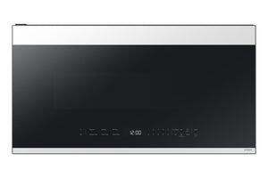 Samsung White Glass Over-the-Range Microwave with Touch Control (2.1 Cu.Ft.) - ME21DB650012AC