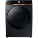 Samsung Black Stainless Steam Front Load Washer with Smart AI (5.3 cu. ft.) - WF46BG6500AVUS