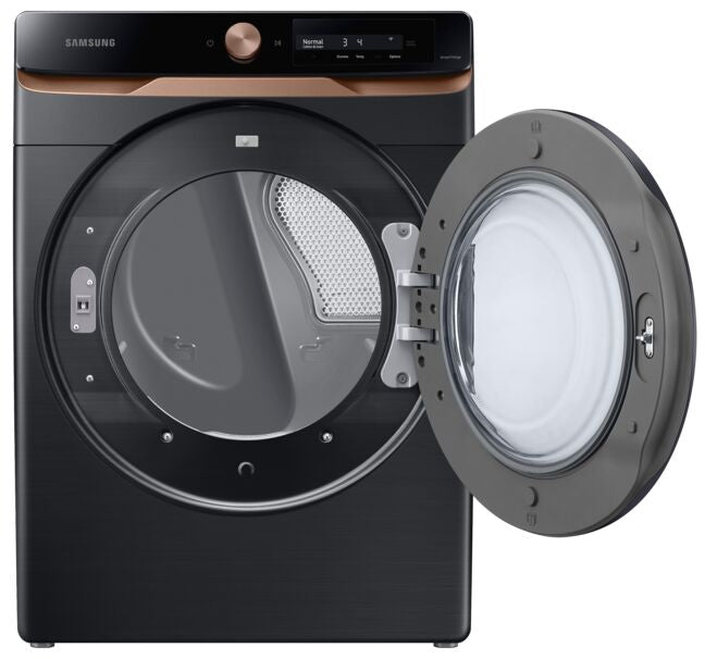 Samsung Black Stainless Front Load Dryer with Smart Dial (7.5 cu. ft.) - DVE46BG6500VAC