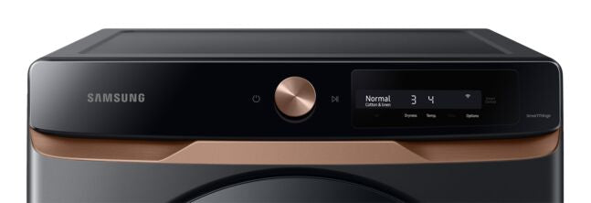 Samsung Black Stainless Front Load Dryer with Smart Dial (7.5 cu. ft.) - DVE46BG6500VAC