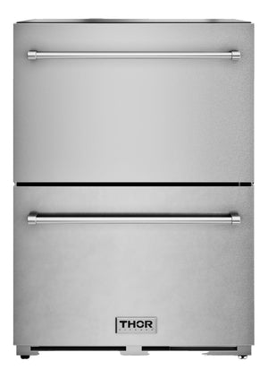 Thor Kitchen Stainless Steel Indoor/Outdoor Freezer Drawer (3.36 cu.ft.) - TRZ24U