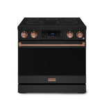 Thor Kitchen Black Stainless Steel Freestanding Professional Electric Range|Gordon Ramsay Series (6 cu.ft) - RSE36B-RSG