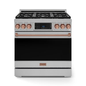 Thor Kitchen Stainless Steel Freestanding Professional Gas Range|Gordon Ramsay Series (6 cu.ft.) - RSG36-RSG