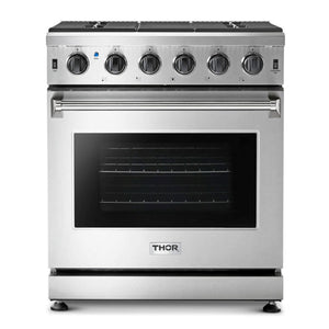 Thor Kitchen Stainless Steel Freestanding Gas Range (4.55 cu.ft.) - LRG3001U