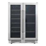 Thor Kitchen Stainless Steel Dual Zone French Door Wine and Beverage Centre - TBC2401DI